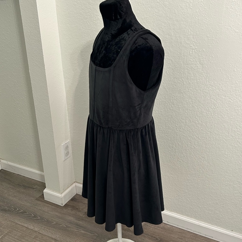 American Eagle Black Skater Dress | Size Large | NWT - Picture 3 of 10